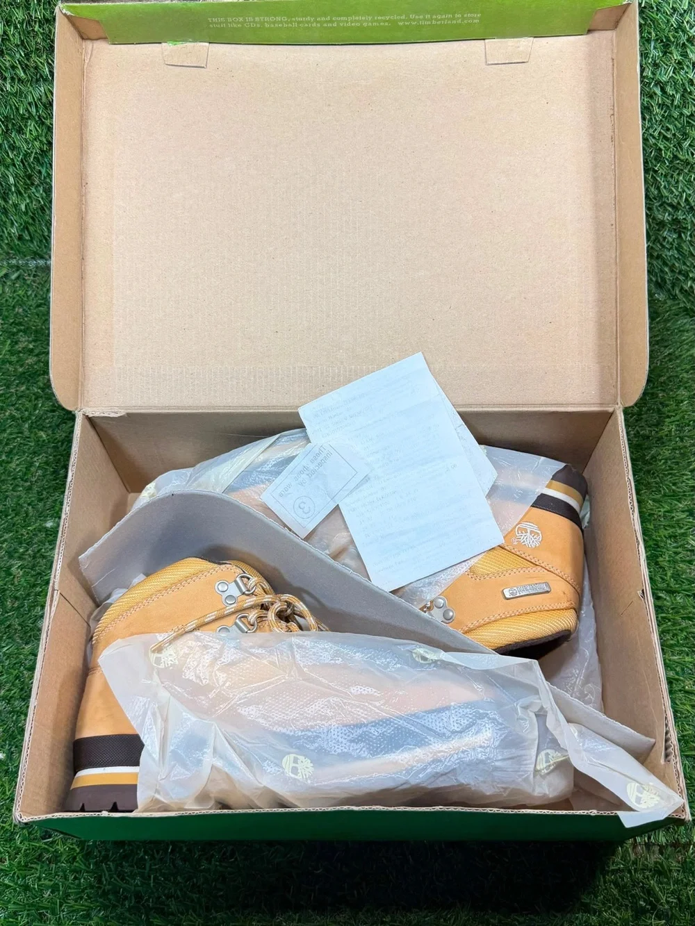 Timberland Euro Hiker Youth Size 4.5 M / 6 W Wheat Leather Boots 93961